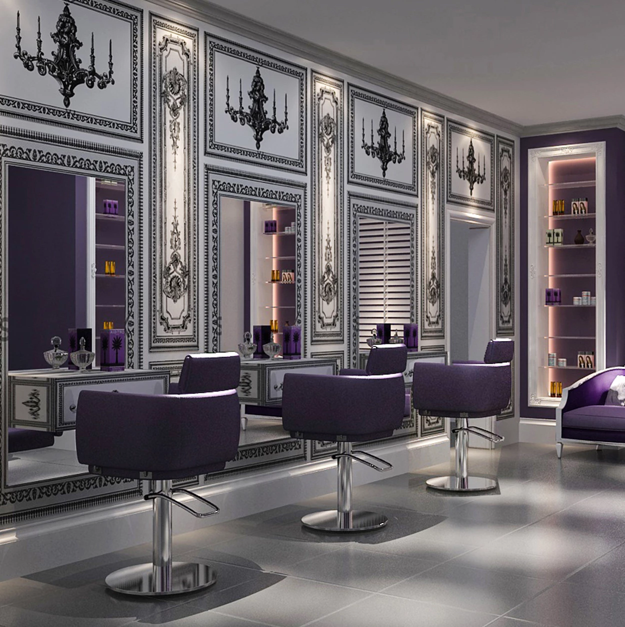 Luxury Beauty Salon Interior Design
