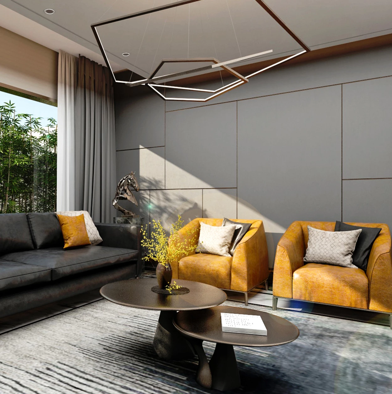 Living Room Design in Dubai