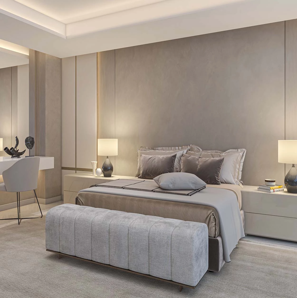Modern Bedroom Interior Design In UAE